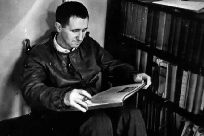 Playwright Bertold Brecht.