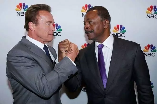 Arnold Schwarzenegger in Karl Wezers v letu 2019
