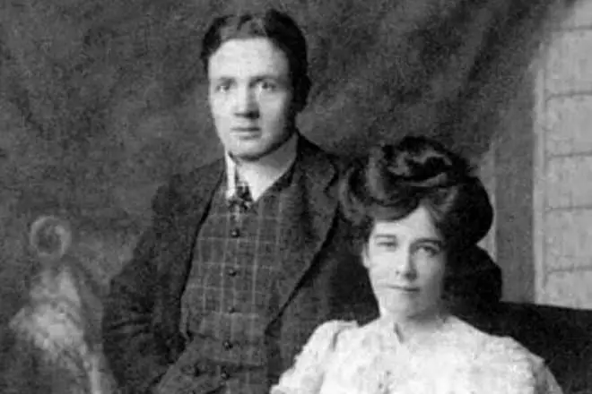 Raphael Sabatini dan istri pertamanya Ruth Dickson