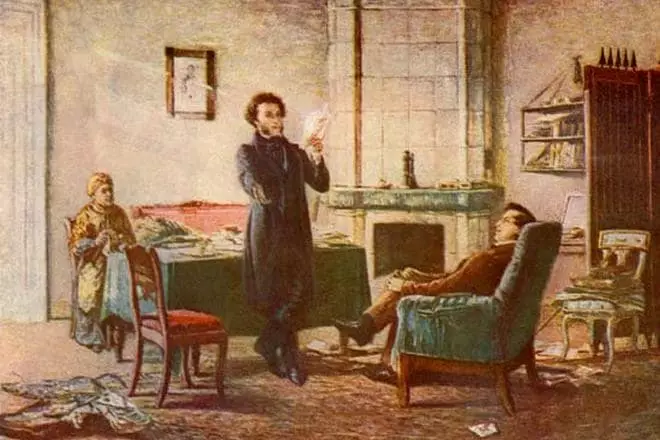 Ivan Pushchin och Alexander Pushkin