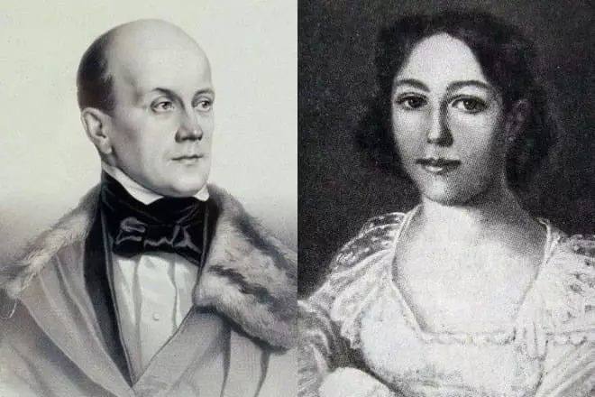 Peter Chayadaev y Avdota Norova - Los prototipos de Evgenia Onegin y Tatiana Larina