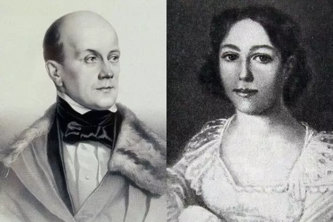 Peter Chayadaev và Avdota Norova - Nguyên mẫu của Evgenia onegin và Tatiana Larina