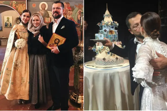 Esküvő Alena Ahmadulline és Sergey Makarova