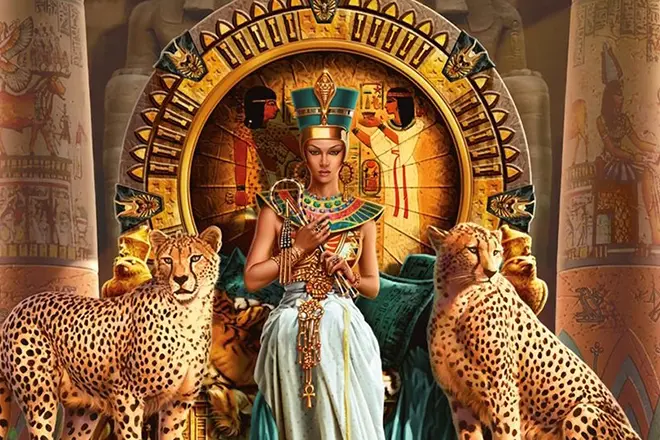 Cleopatra នៅលើរាជបល្ល័ង្កអេហ្ស៊ីប