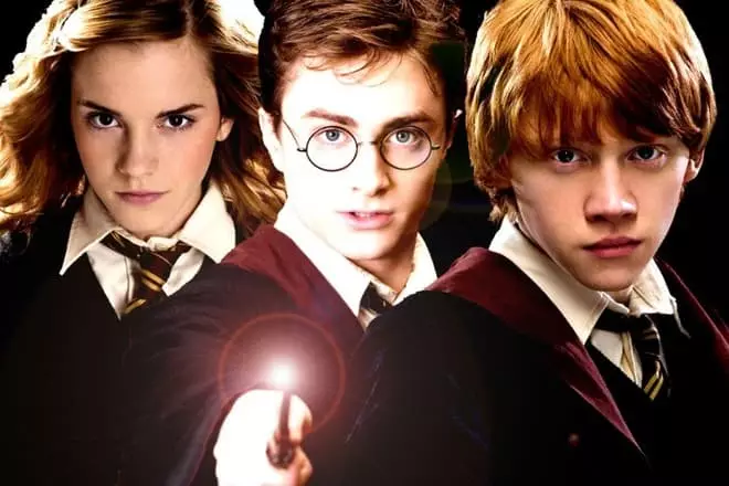 Harry Potter, Ron Weasley en Hermione Granger