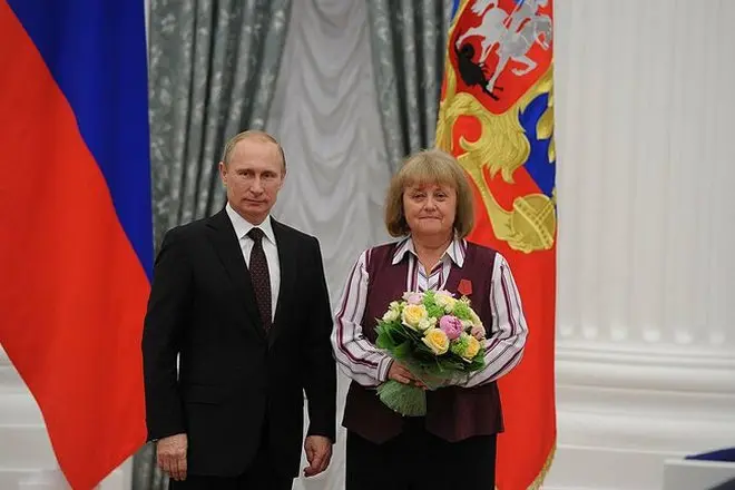 Vladimir Putin a Svetlana Savitskaya
