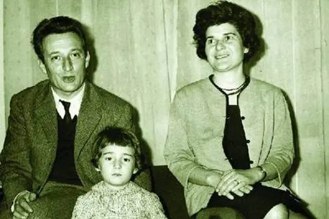 Gianni Rodari me familjen