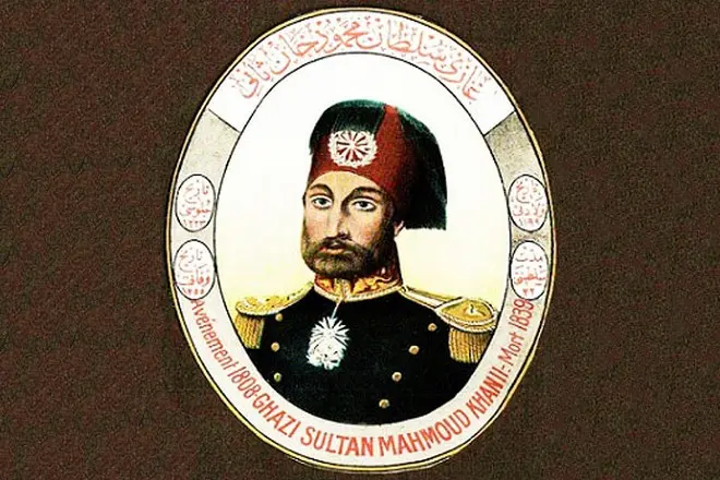 Mahmoud II肖像。
