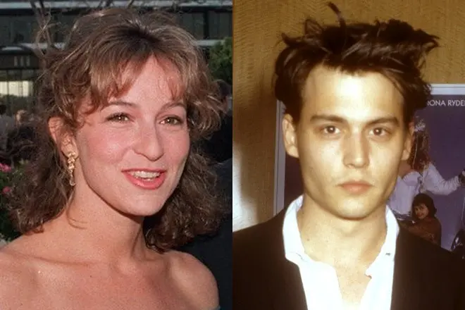 Jennifer Grey und Johnny Depp