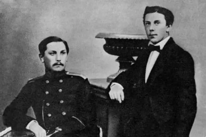 Modest Mussorgsky i el seu germà Eugenio