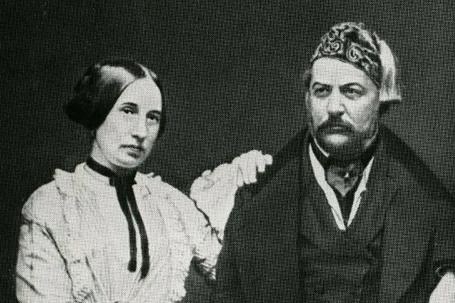 Mikhail Glinka y su hermana Lyudmila Shestakova