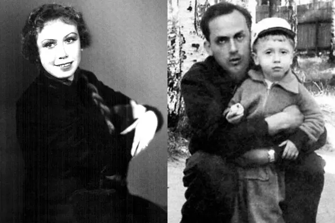 Evgenia Khanayeva, Anatoly Uspensky e il loro figlio Vladimir