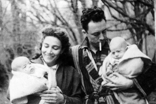 Albert Cami și Francine cu copii