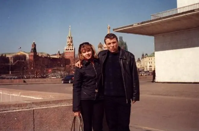 Alexander Dumin dhe gruaja e tij Anna