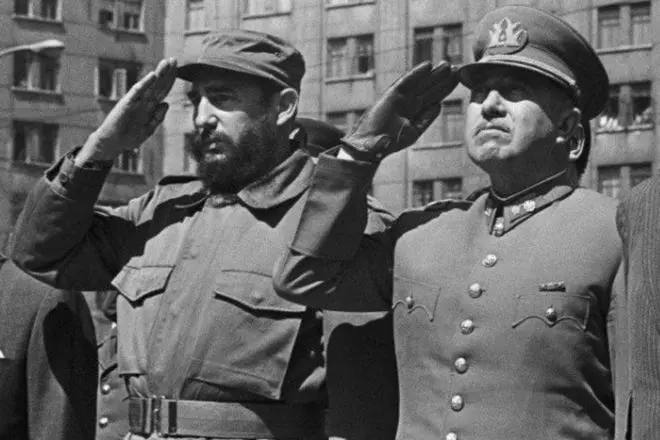 Augusto Pinochet eta Fidel Castro