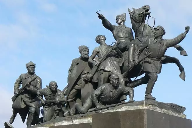 Monument til Vasilia Chapaev i Samara