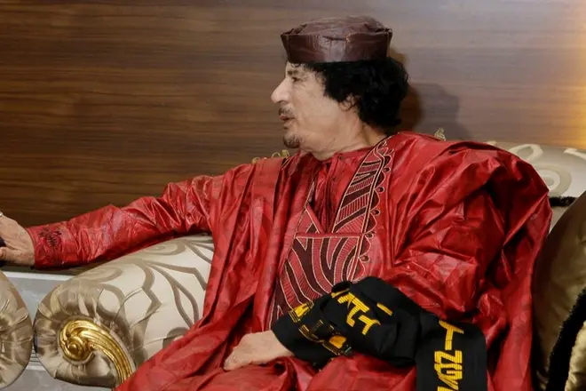 Муаммар Гаддафи.
