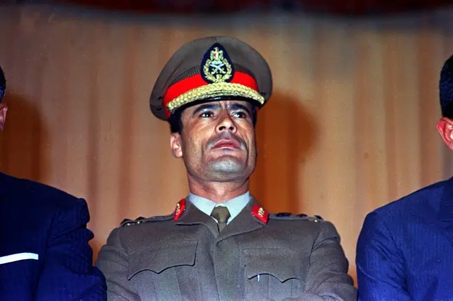 Offizier Muammar Gaddafi.