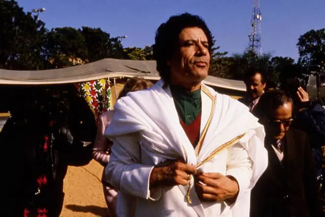 Министр Муаммар Гаддафи