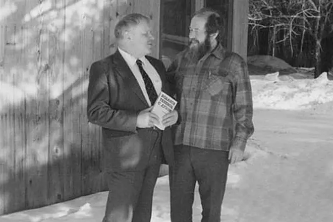 Vladimir Soloohin și Alexander Solzhenitsyn