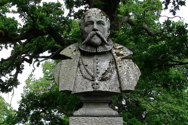Monument to Tycho Brage in Knutstorpe