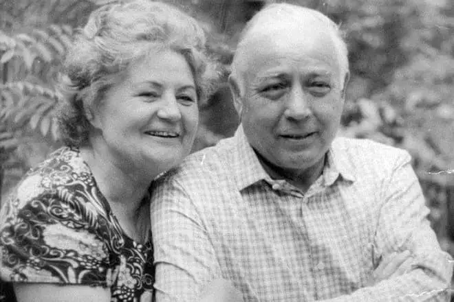 Musa Gareev con la moglie di Galina