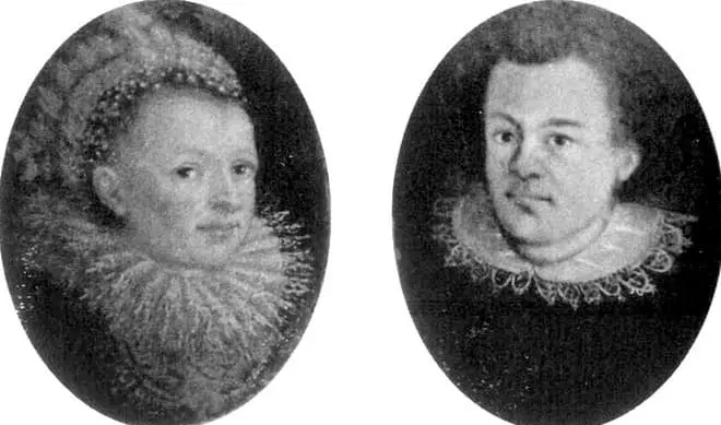 Johann Kepler ja tema esimene naine Barbara Muller