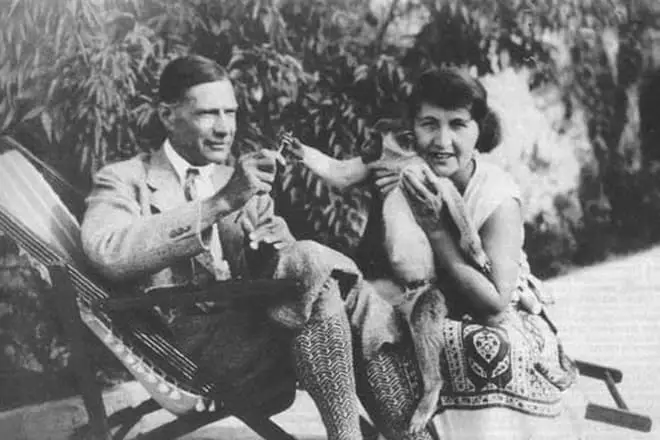 Evgeny Zamyatin és felesége Lyudmila
