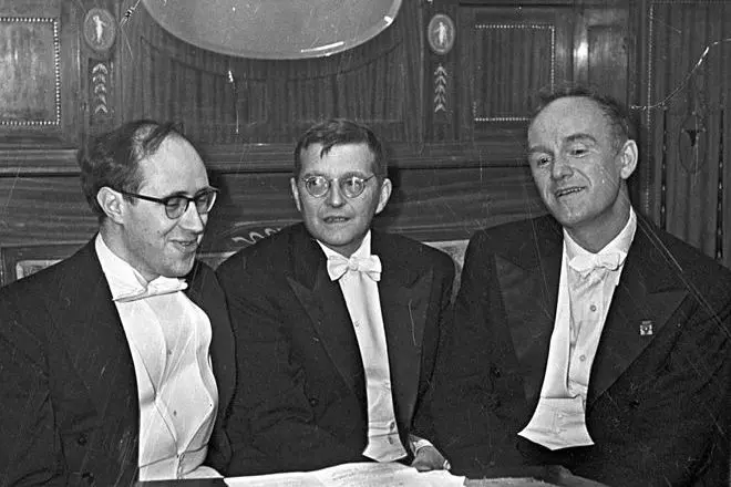 Mstislav Rostropovich, Dmitry Shostakovich og Svyatoslav Richter