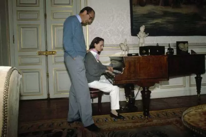 Жак Ширак и дъщеря му Лоранс