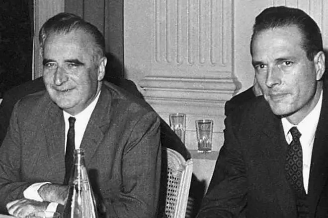 Georges Pompidou và Jacques Chirac