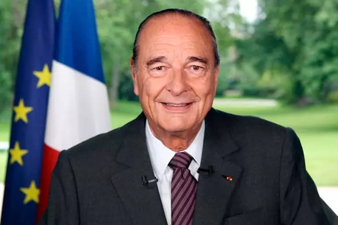 Frankrike president Jacques Chirac