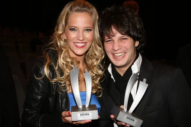 Luisana Lopilato و برادرش Dario