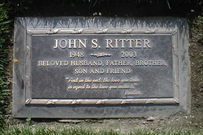 John Ritter sírja