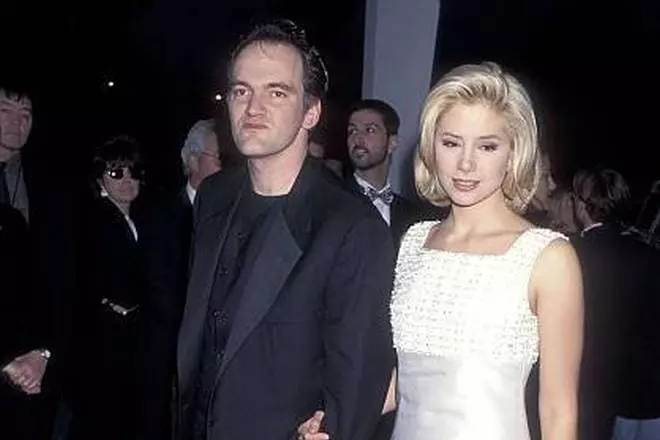 Mira Sorbino and Quentin Tarantino