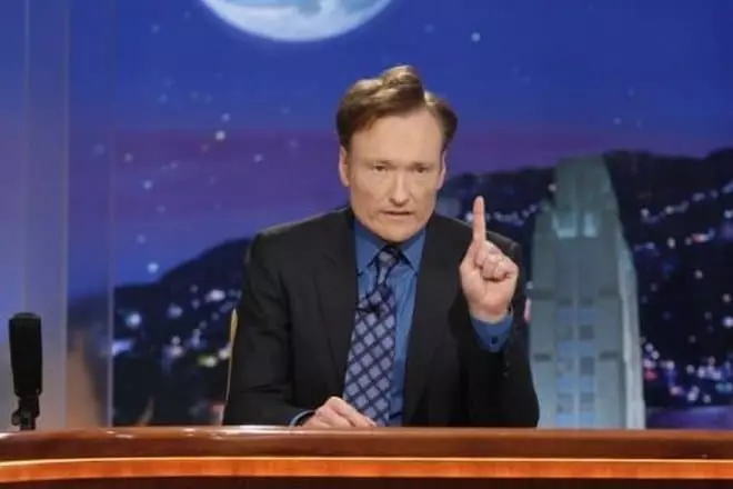 Conan O'Brien en la programo "The Tonight Show"