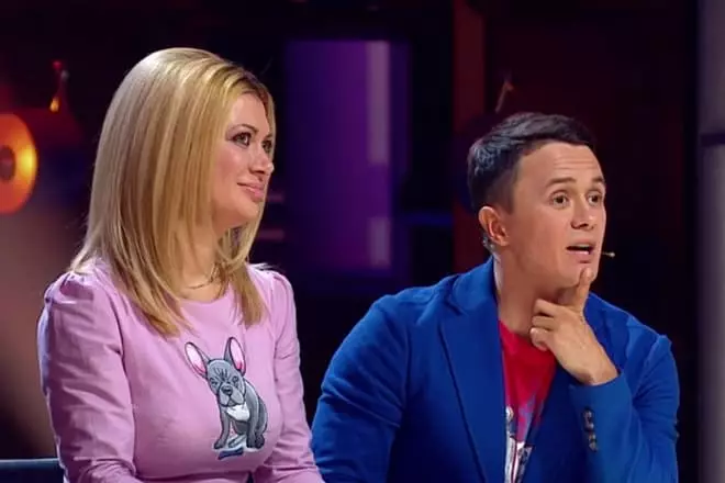 Natalia Sobolev e ilya sobolev nel programma "Dov'è la logica?"