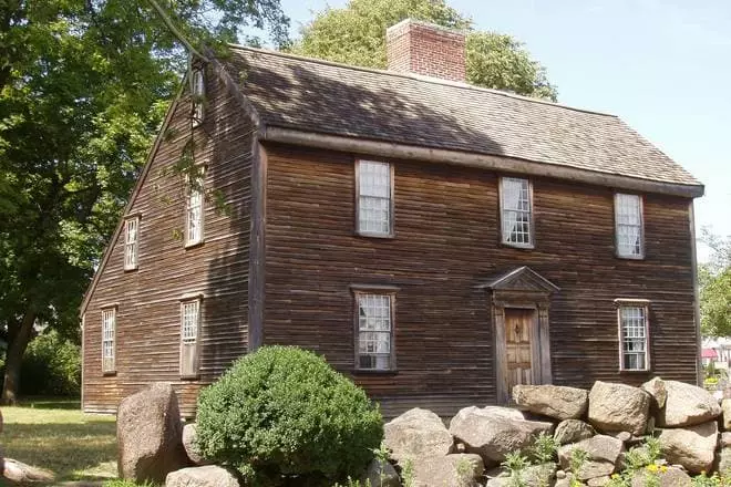 Casa onde John Adams cresceu e cresceu