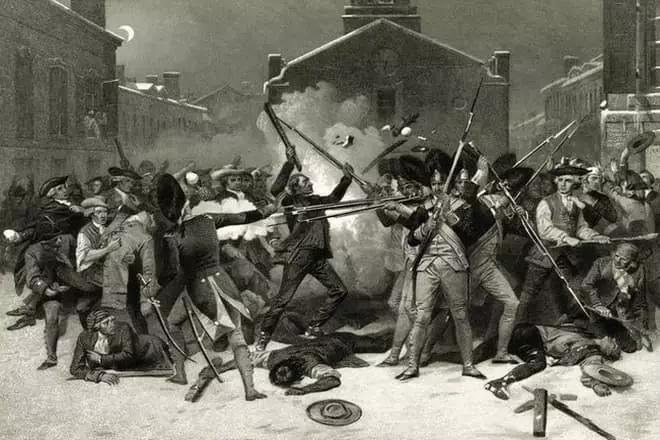 Boston Massacre ng 1770.
