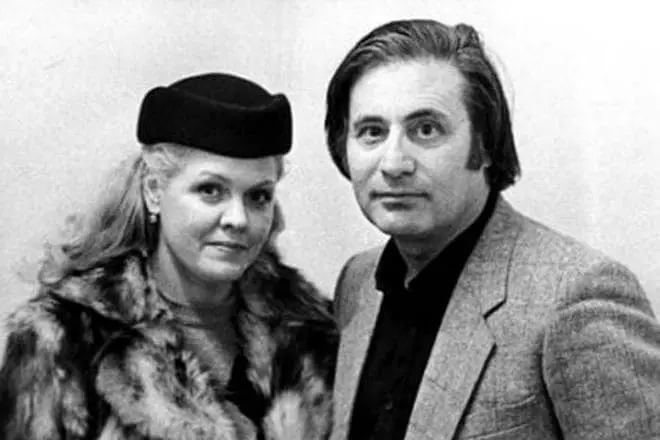 Alfred Shnitka og hans kone Irina