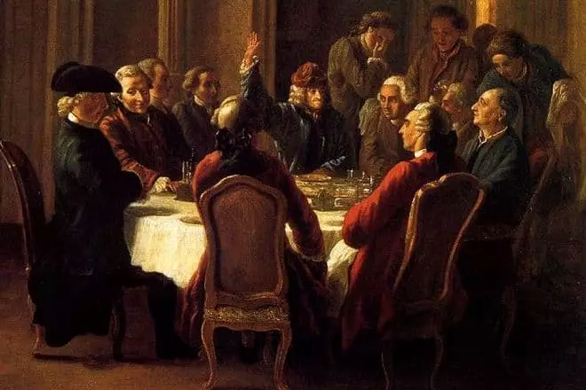 Denis Didro tại Philosophers ăn tối