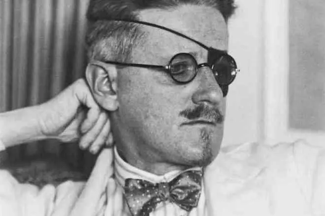 James Joyce efter operationen i øjnene