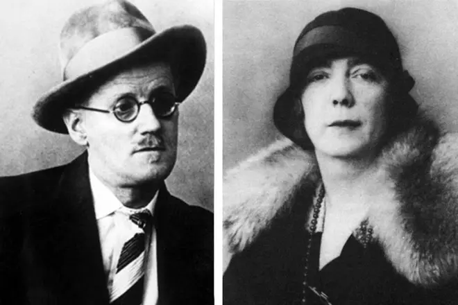 James Joyce dan istrinya Nora Barnacle