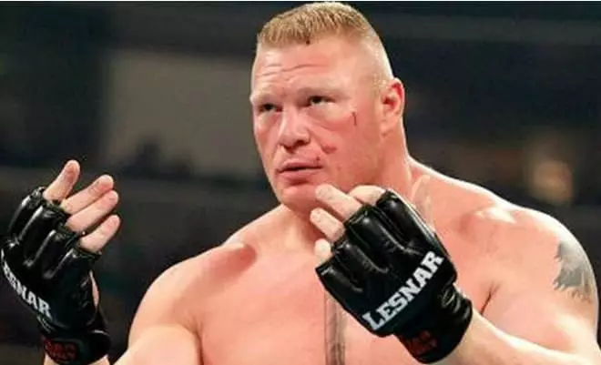 Fighter Brock Lesnar.