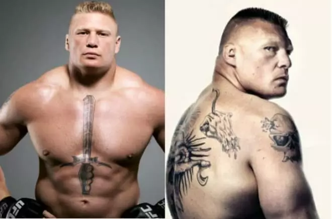 Tattoos Brock Lesnar.