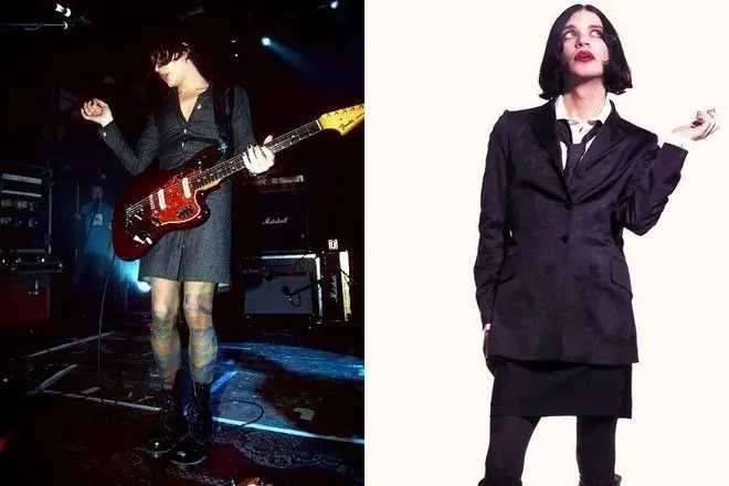 Brian Molko in un vestito