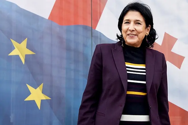 President Ġorġjan Salome Zurabishvili