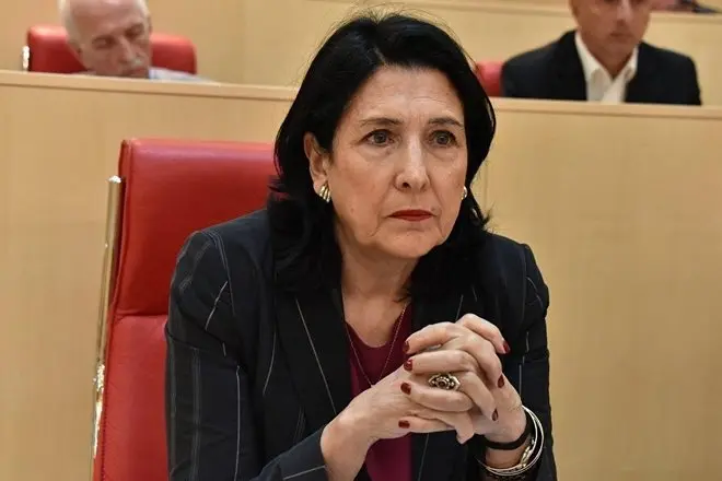 外交官Salome Zurabishvili.