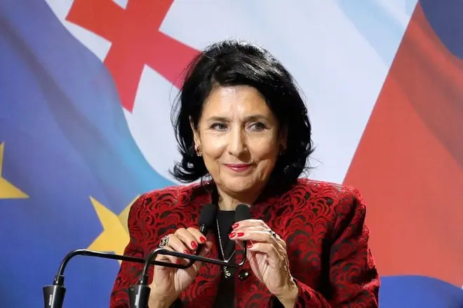 政治家玉米氏菌Zurabishvili.