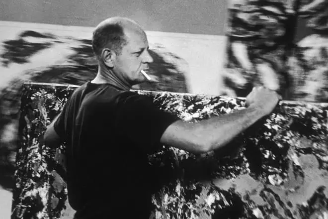 Kunstenaar Jackson Pollock